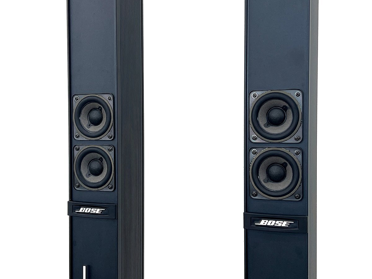 BOSE/ボーズ トールボーイ スピーカー 55WER ペア ブラック パンチングネット欠品_画像4