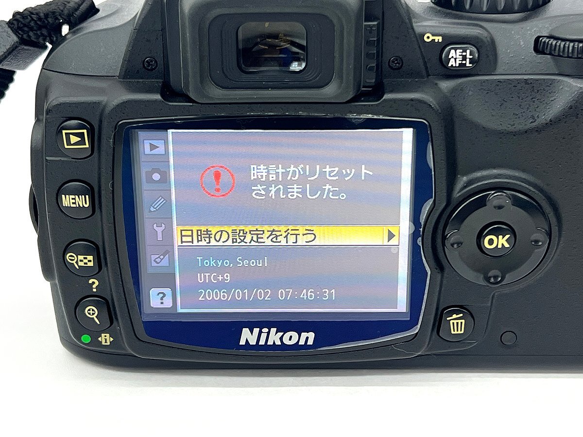 ニコン Nikon デジタル一眼レフカメラ D40 ダブルズームキット レンズ 18-55mm F3.5-5.6 GⅡED/55-200mm F4-5.6G ED カメラバッグ付 難あり_画像10