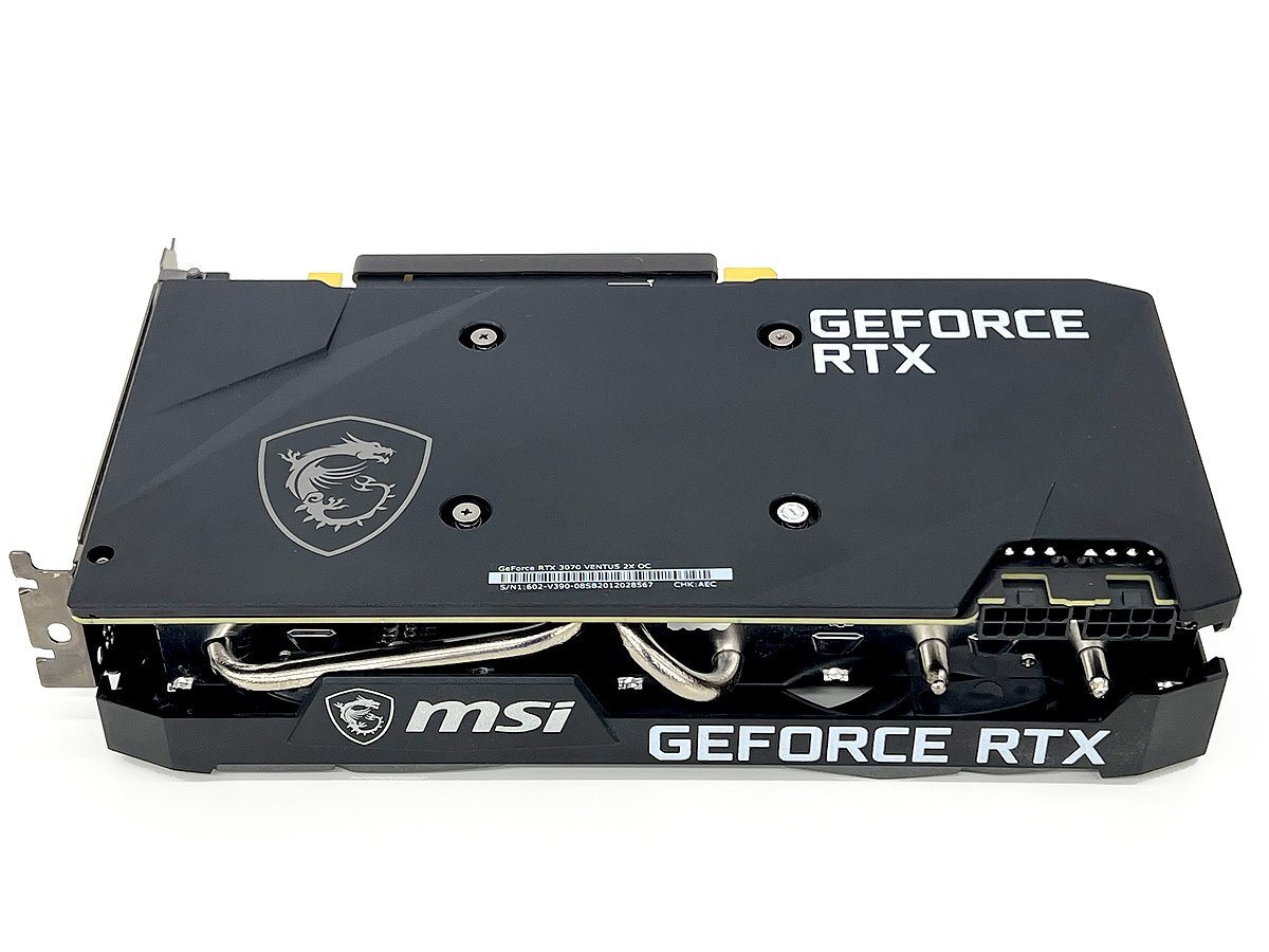 MSI GeForce RTX3070 VENTUS 2X OC 8GB グラフィックボード 動作品の画像3