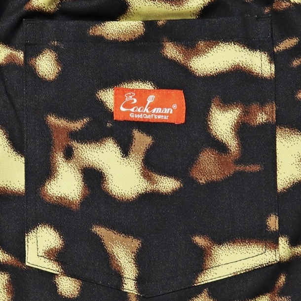 Lサイズ COOKMAN 短パン ベッコウ柄 クックマン シェフショートパンツ Chef Pants Short Tortoiseshellの画像4