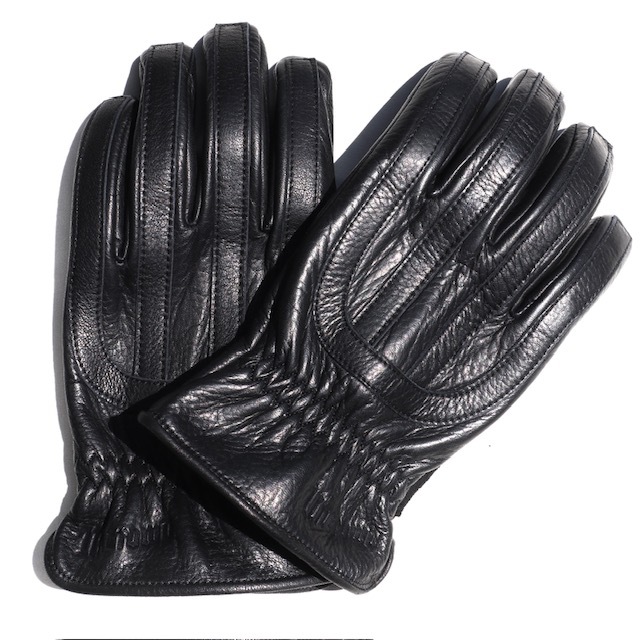 XL size UNCROWD Vintage leather glove black color Anne k loud VINTAGE MX GLOVE gloves 