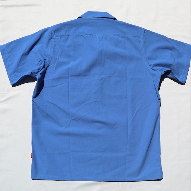 Lサイズ BLUCO ブルコ スタンダード 半袖ワークシャツ BLUE ブルー STANDARD WORK SHIRTS S/S_画像4