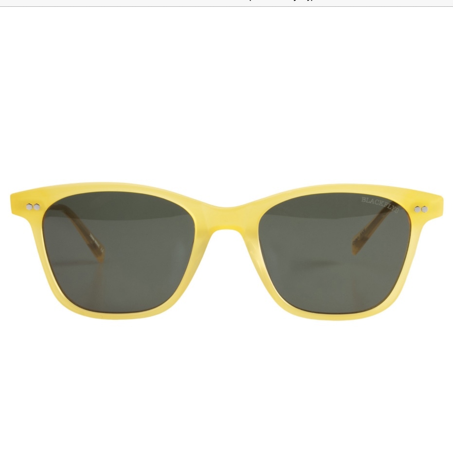  green lens Black Fly FLY EVANS sunglasses BlackFlys OPALINE YELLOW/GREEN