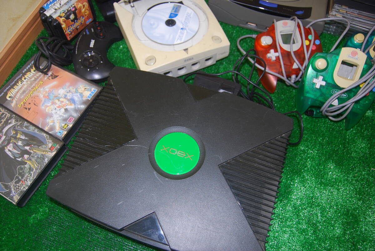 【中古品】SEGA　セガ　メガドライブ　セガサターン　ドリームキャスト　XBOX　ゲーム機本体　ソフトまとめ売り　動作未確認