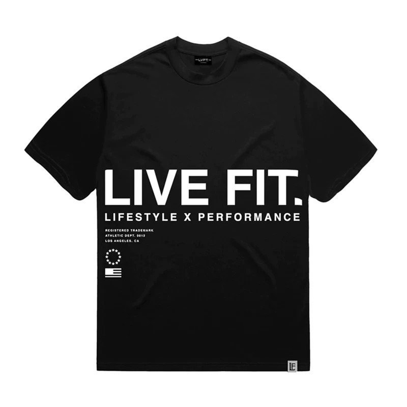 【送料無料】LVFT URBAN PUMP Tシャツ 黒 XLサイズ☆LIVE FITの画像2
