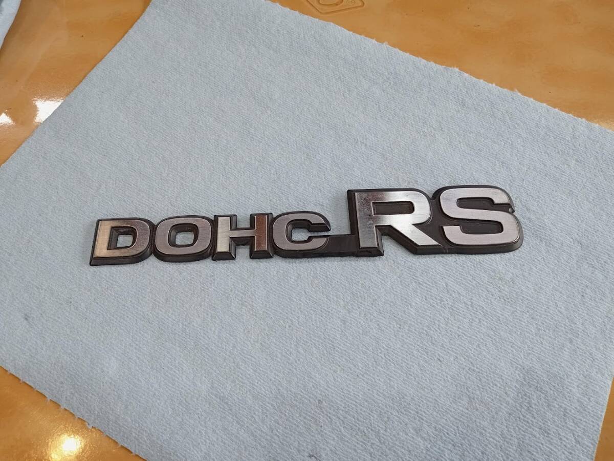 DR30 スカイラインRS リヤエンブレム DOHC RSの画像1