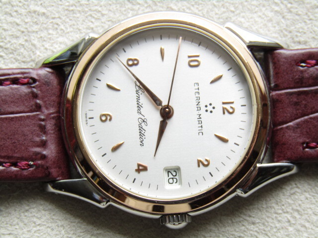  Japan limitation unused same Eterna 1948 year self-winding watch reissue model 