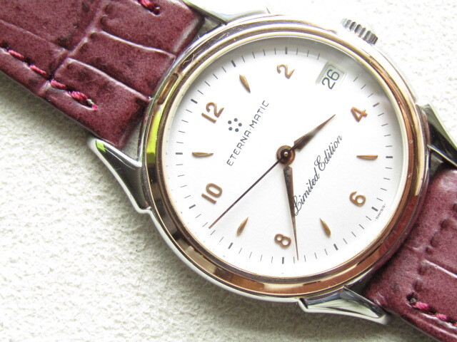  Japan limitation unused same Eterna 1948 year self-winding watch reissue model 