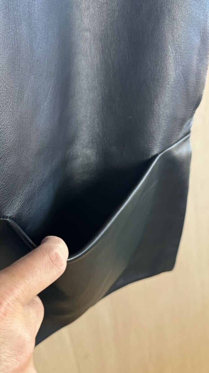 Rick Owens リックオウエンス　レザートート　バッグ　signature tote bag ブラック　黒　【新品】_画像3