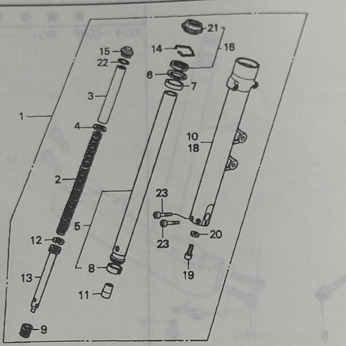 VRX NC33　フロントフォークシールセット　ホンダ純正未使用品　VRX ロードスター　VRX400_画像2