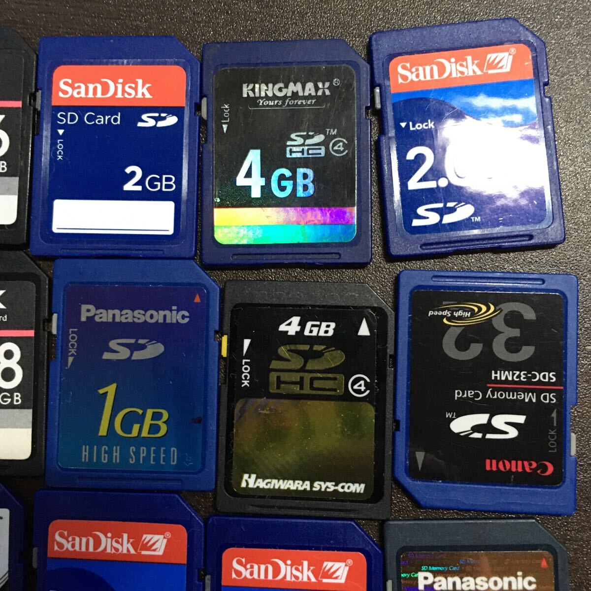 SDカード メモリーカード まとめ 15枚 HC FLASH AIR TDK SANDISK Panasonic TOSHIBA GB_画像3