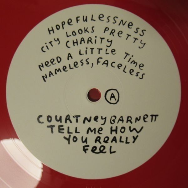 ROCK LP/EU/RED VINYL/Hypeステッカー・シュリンク付き美盤/Courtney Barnett - Tell Me How You Really Feel/Ｂ-12019_画像5