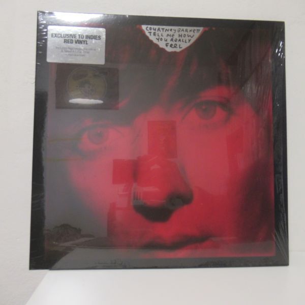 ROCK LP/EU/RED VINYL/Hypeステッカー・シュリンク付き美盤/Courtney Barnett - Tell Me How You Really Feel/Ｂ-12019_画像1