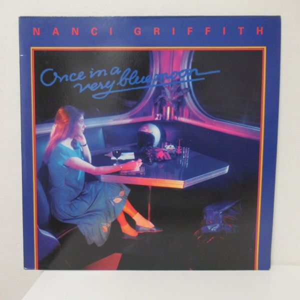 ROCK LP/UK ORIG./インナースリーブ付き/Nanci Griffith - Once In A Very Blue Moon/Ｂ-12076の画像1
