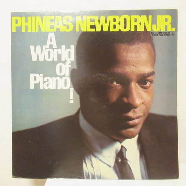 JAZZ LP/US/美盤/Phineas Newborn Jr - A World Of Piano !/Ｂ-12109_画像1