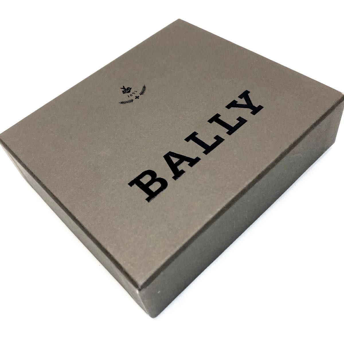 【極美品　箱付】　BALLY  二つ折り　財布　札入れ レザー