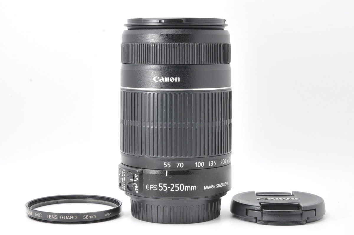 Canon EF-S 55-250mm F4-5.6 IS Ⅱ 手振れ補正付き 望遠レンズ キヤノン 純正品 