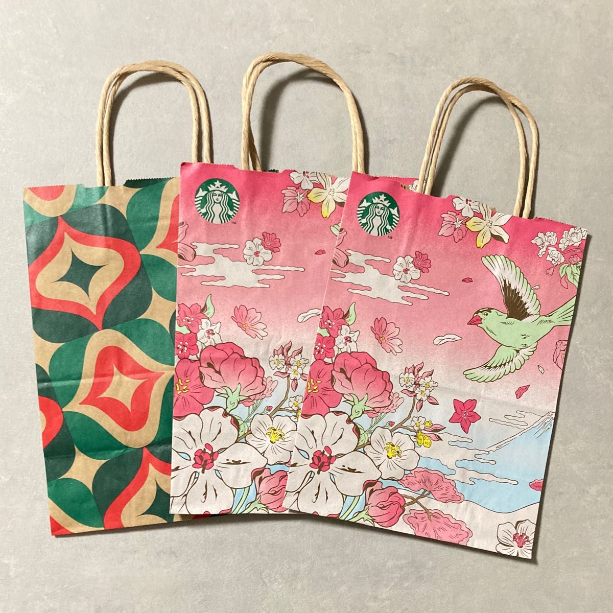 Starbucks スタバ 紙袋 ショップ袋 ホリデー サクラ