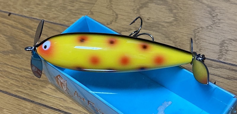 【新品未使用】アートフィジカルベイツ FAT-PROWDER ウッド 箱 / オールドメモリーズ HEDDON バルサ50 の画像5