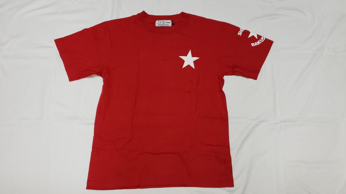 【湘南爆走族・Tシャツ・赤・Mサイズ・LEVEL4・USED】の画像1