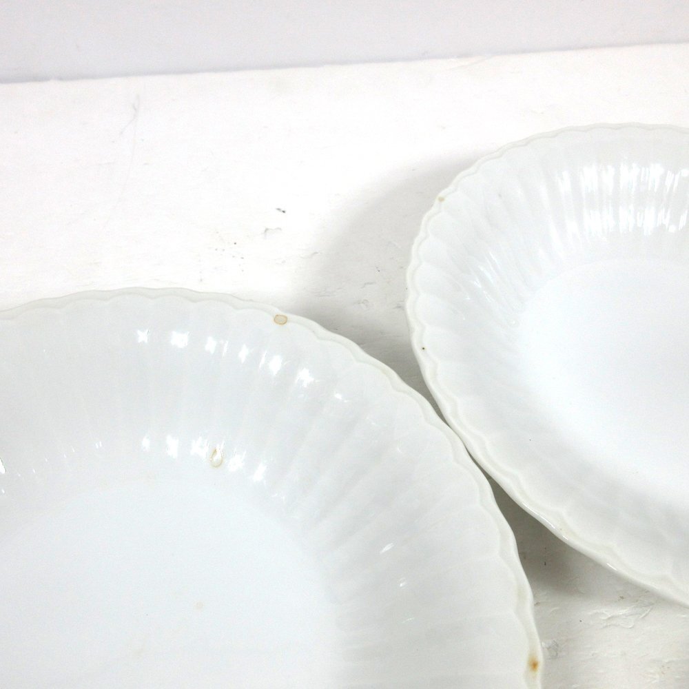 ●♪サラダボウル♪白いお皿♪ 皿 ♪23.5cm～24cm♪ 5点 陶器 洋食器_画像6