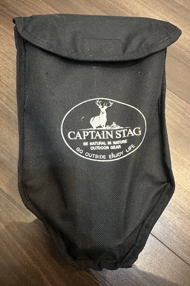 【送料無料】CAPTAIN STAG スチールFDスコップ M-3249 折り畳み シャベル スコップ スチール ★ケース付き★ ※宅急便（EAZY）の画像3