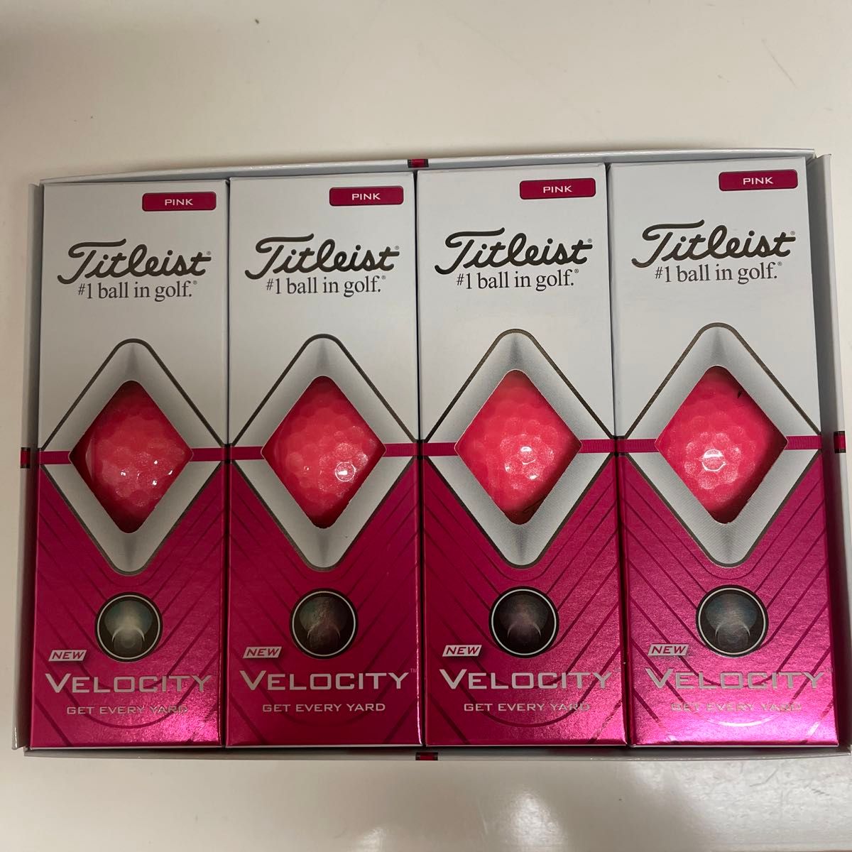 未使用 タイトリスト VELOCITY ボール ピンク 2ダース|ボール 未使用 タイトリスト VELOCITY ボール ピンク 2ダース|ボール
