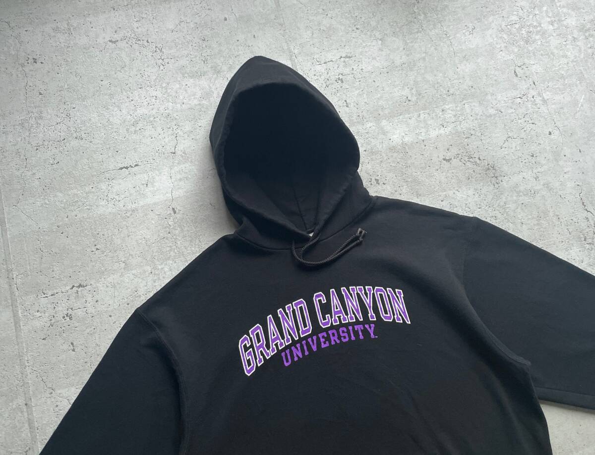 champion チャンピオン カレッジロゴ GRAND CANYON プルオーバー パーカー ブラック L_画像3