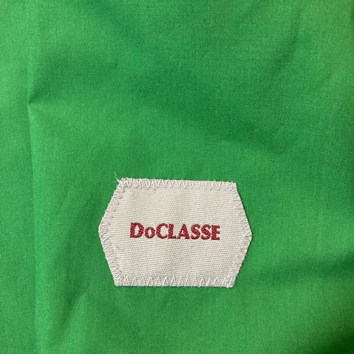 DoCLASSE for MEN ドゥクラッセ ナイロンパーカー ジップアップパーカー ウインドブレーカー XLサイズ 緑の画像4