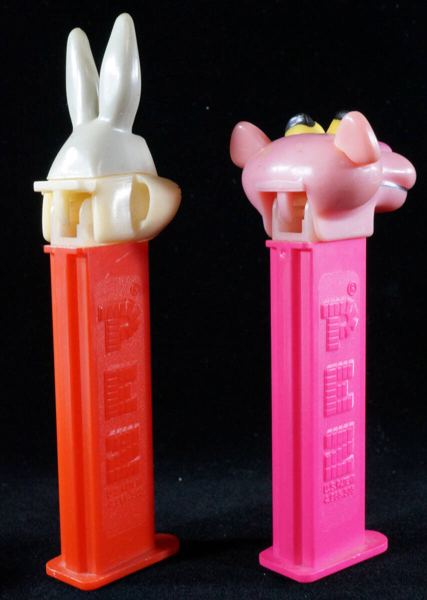 PEZ ペッツ スヌーピー ウッドストック ガーフィールド ネイマール バッグスバニー ピンクパンサー 他 U.S.PATENT 4.966.305 まとめ売りの画像9