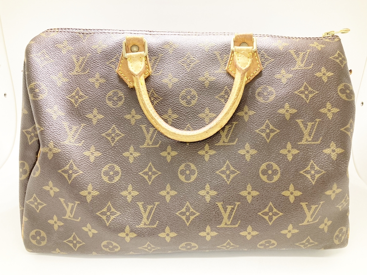 ◆◆【Louis Vuitton】モノグラム スピーディ35 取っ手壊れ ハンドバッグ ミニボストン 旅行 ジャンク M41524 oi ◆◆_画像3