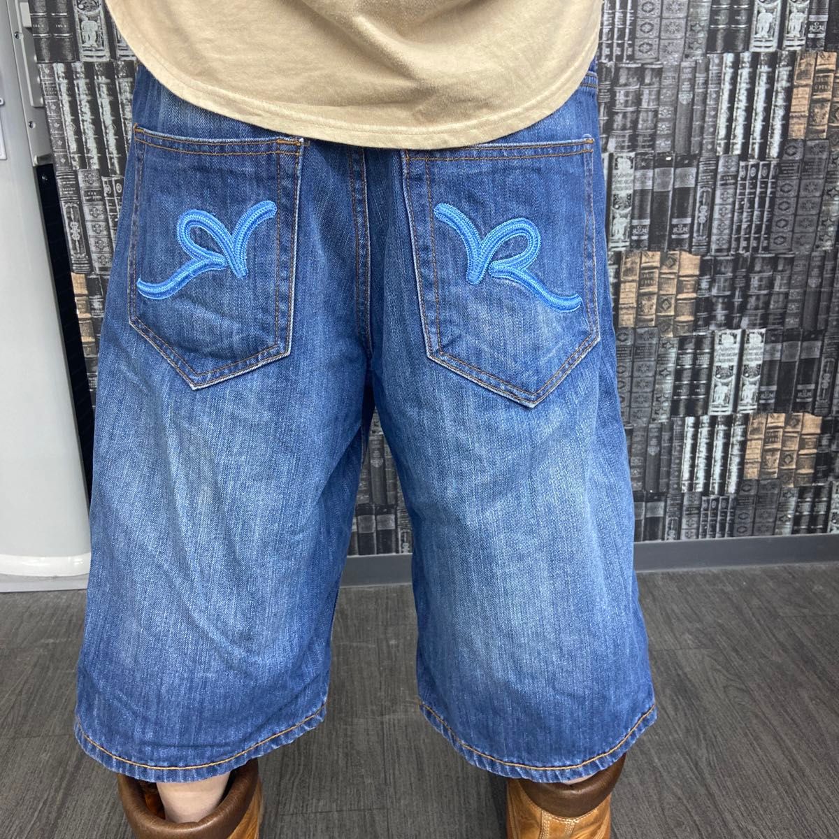 90s ROCAWEAR デニムハーフパンツ B系 HIPHOP ラッパー チカーノ 90s ROCAWEAR デニムハーフパンツ B系 HIPHOP ラッパー チカーノ