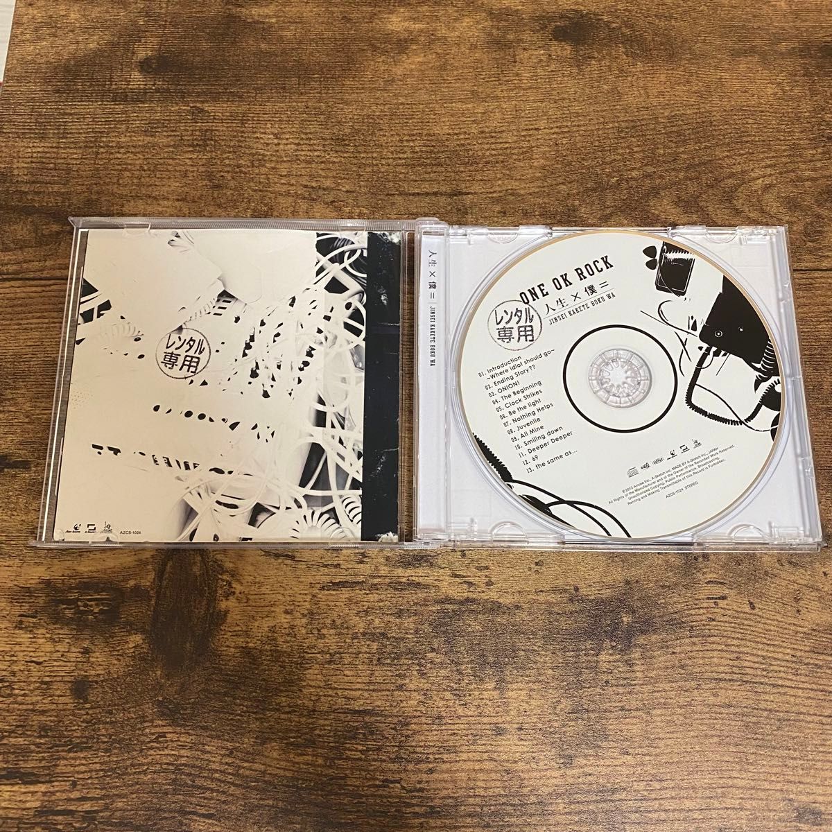 ONE OK ROCK 人生×僕= ワンオク 通常盤 CD