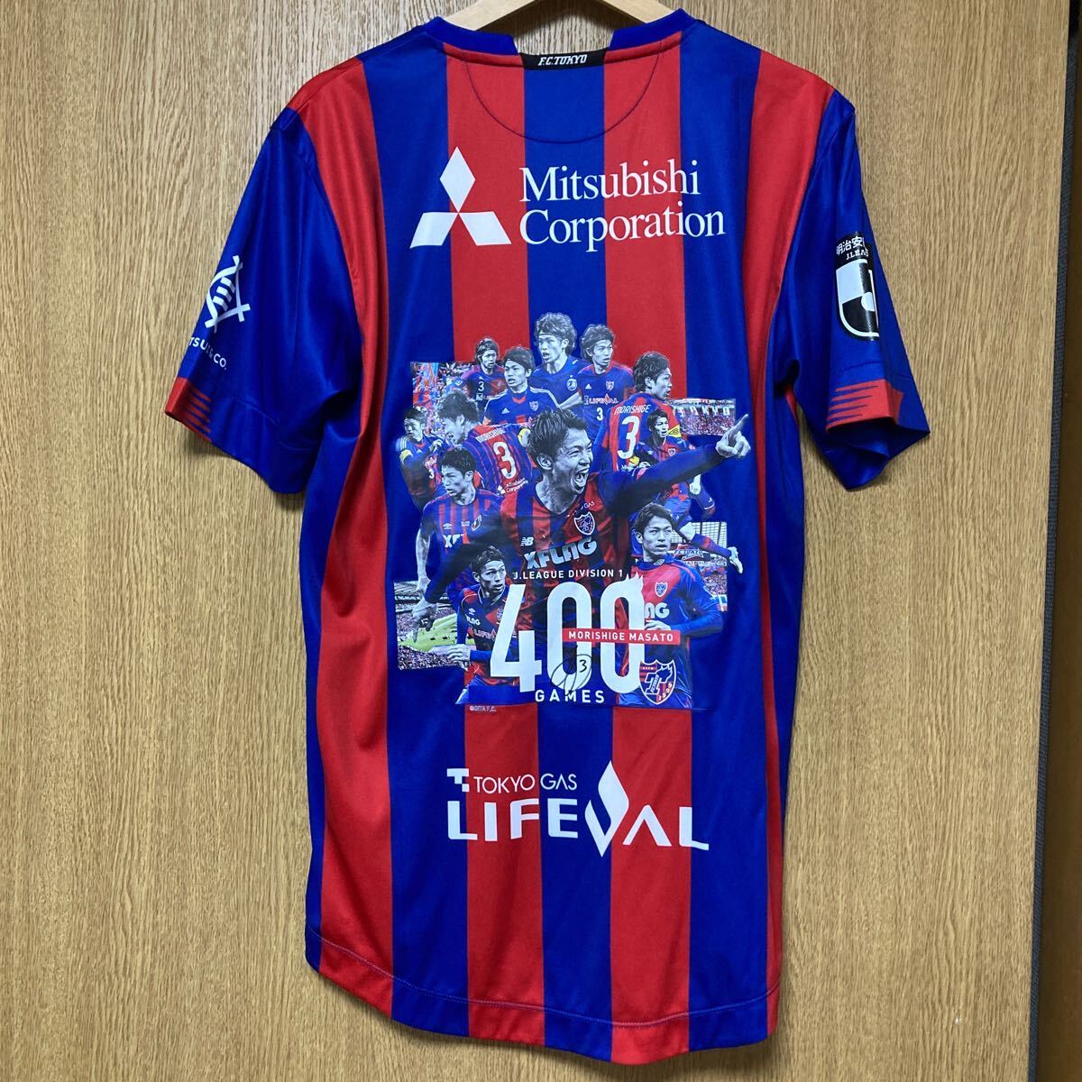  New balance forest -ply genuine person FC Tokyo size M with autograph uniform wear soccer 