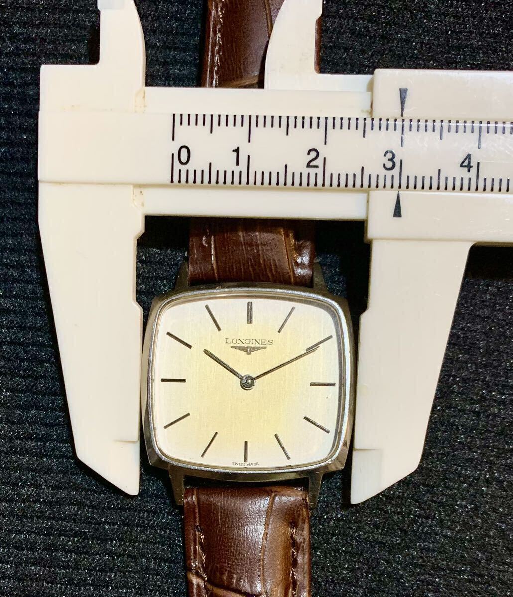 A41401 オーバーホール済み ロンジン メンズ 手巻き 17石 LONGINES 紳士用 30mmX28mmの画像3