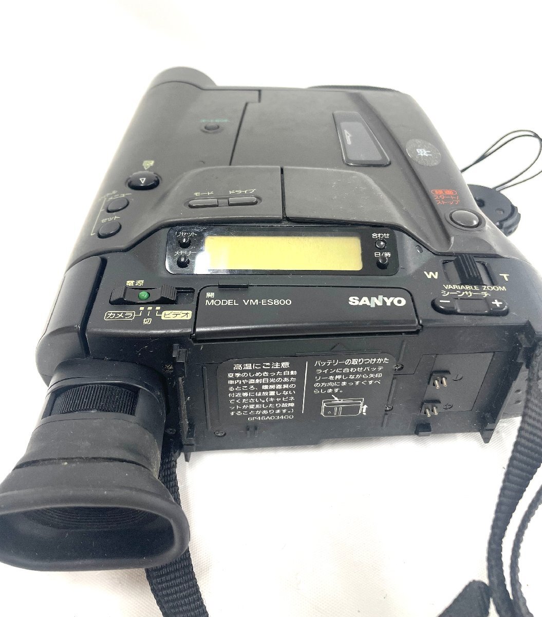 [中古] SANYO 三洋電機 8ミリビデオカメラ VM-ES800型 ZEEMA〈送料別〉AD0100の画像8