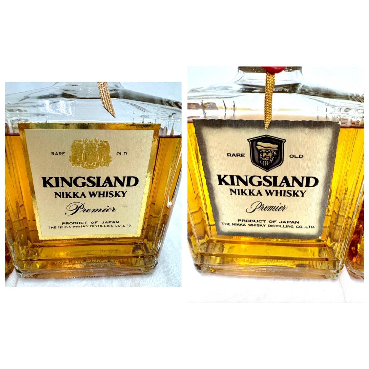 【東京都内限定配送】★送料別★※漏れあり※2本セット KINGSLAND NIKKA WHISKY Premier キングスランド ニッカ 43% 750ml 古酒 EA2328の画像3