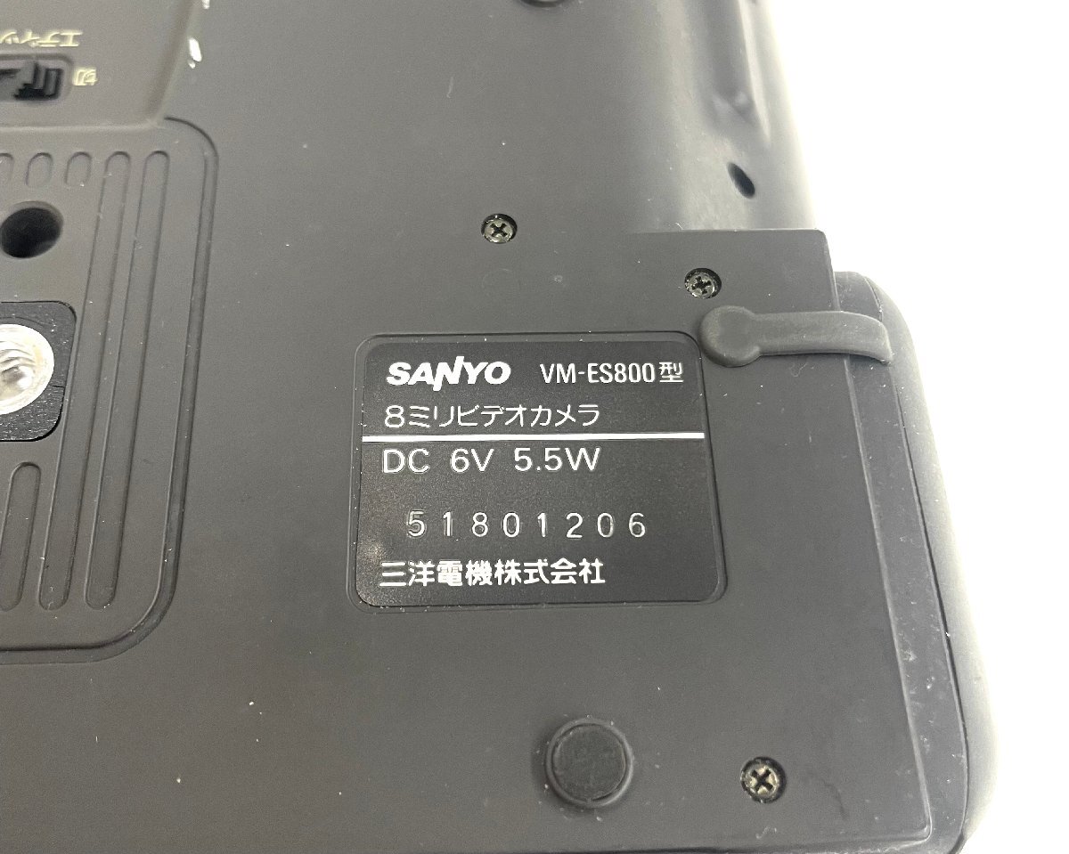 [中古] SANYO 三洋電機 8ミリビデオカメラ VM-ES800型 ZEEMA〈送料別〉AD0100の画像4