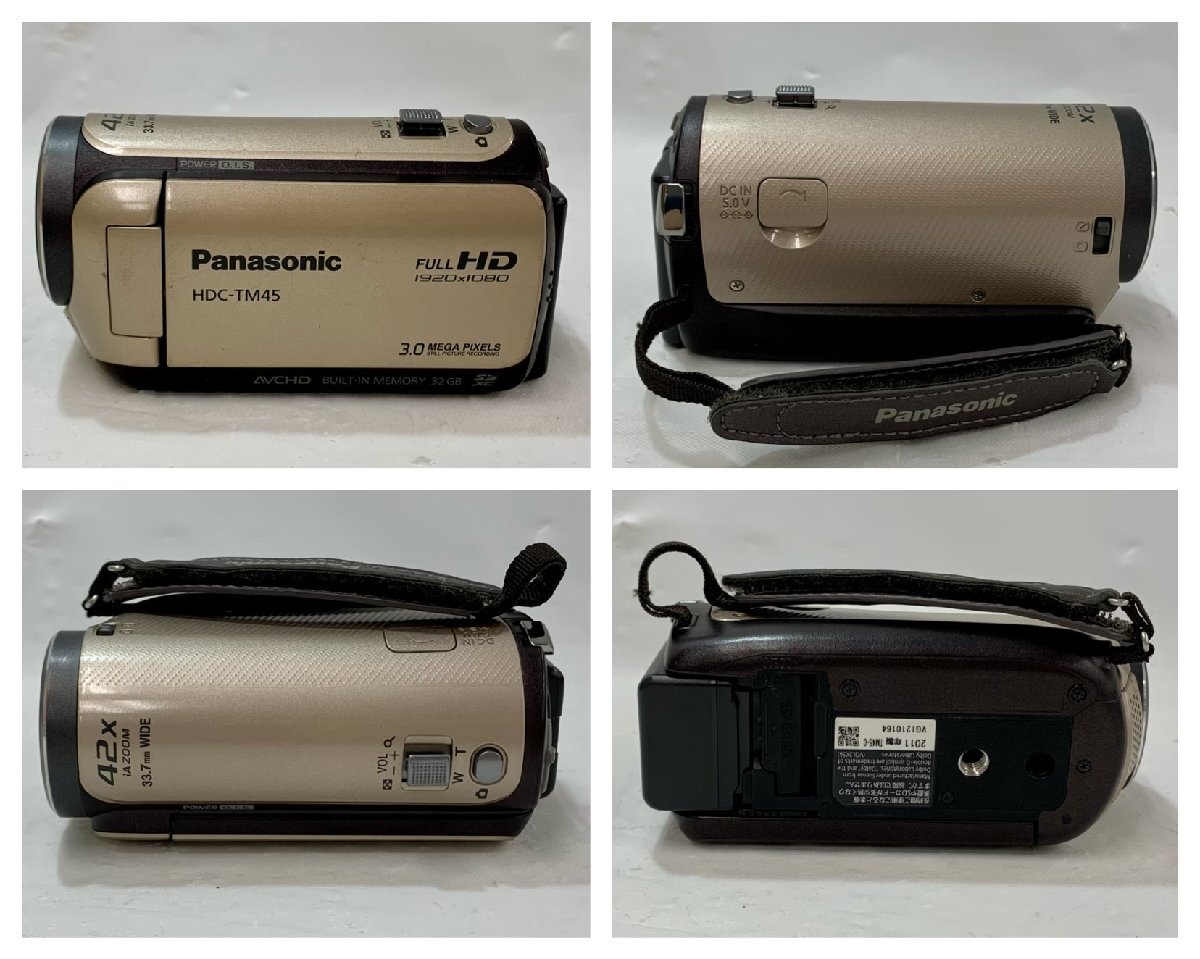 【中古品/動作未確認】(2点set)ビデオカメラ Panasonic HDC-TM45/SONY CCD-TRV95 NTSC【送料別】TD0522_画像6