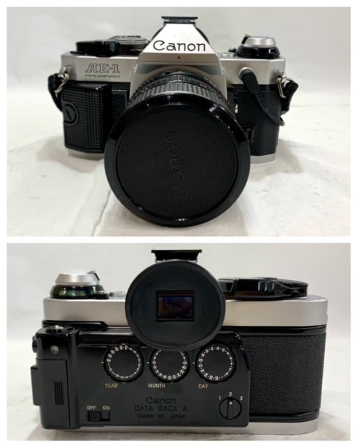 【中古品/動作未確認】(2点set)Canon キャノン フィルムカメラ AE-1 PROGRAM / ストロボ SPEEDLITE 188A【送料別】TD0515_画像2