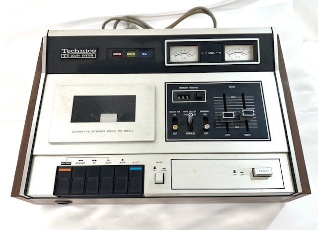 【中古品】(※動作未確認)テクニクス Technics  カセットステレオデッキ RS-263U【送料別】FD1020の画像1