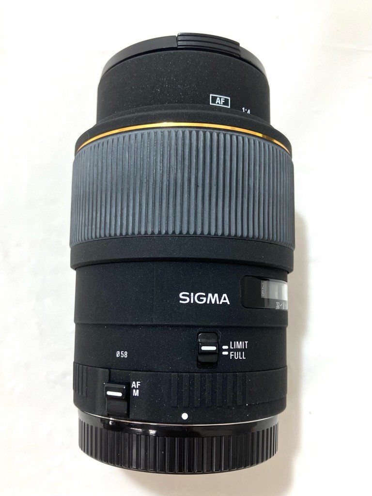 【中古品】(※動作未確認) シグマ SIGMA カメラレンズ 105mm 1:2.8 DG MACRO【送料別】HD0012の画像4