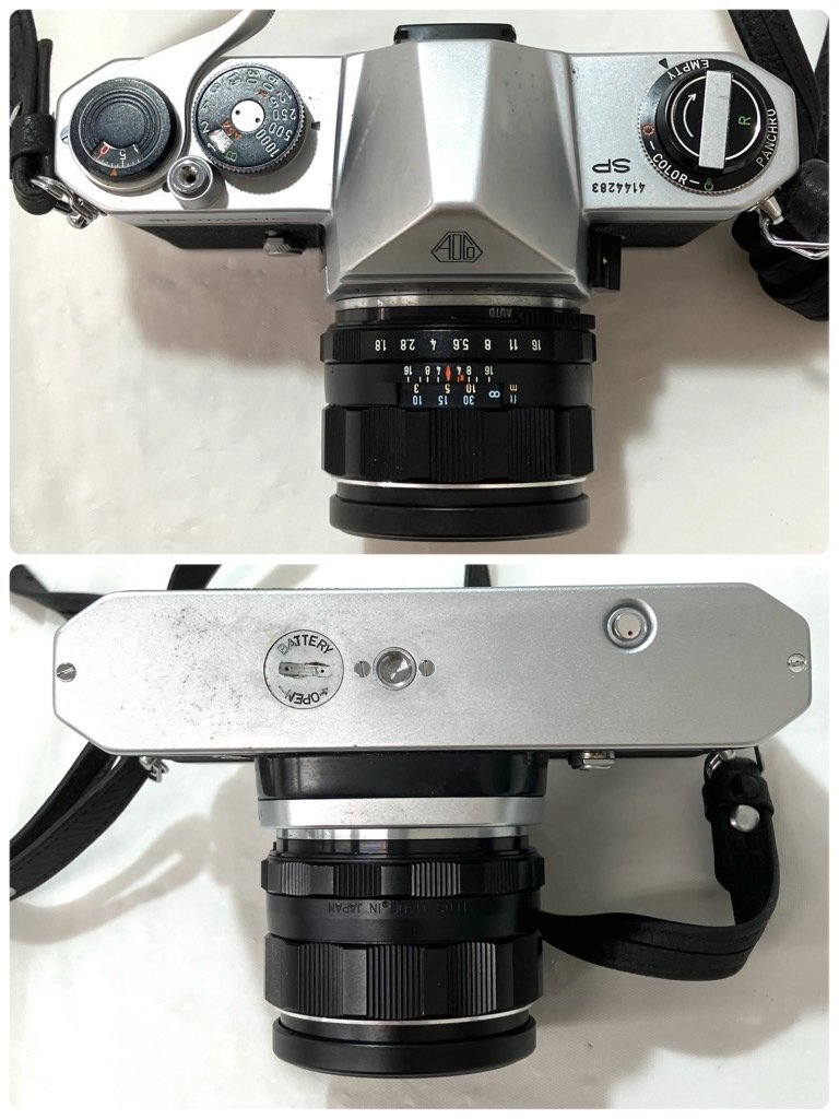 【中古品】(※動作未確認)　ペンタックス　PENTAX　フィルムカメラ　SPOTMATIC　SP　＋　カメラレンズ　1:1.8/5.5【送料別】HD0013_画像3