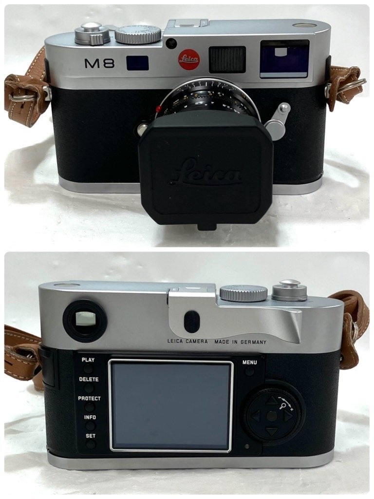 【中古品】(※動作未確認) ライカ デジタル一眼カメラ Leica M8 シルバー ＋ カメラレンズ SUMMARIT-M 1:2.5/35【送料別】HD0041の画像2