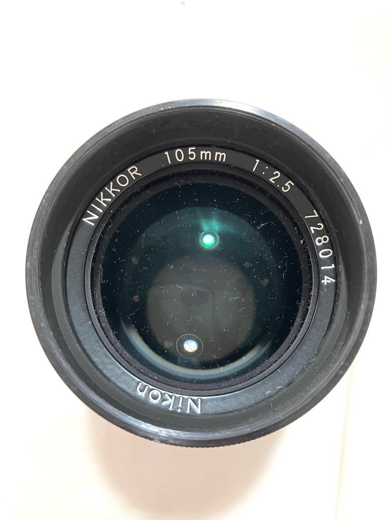 【中古品】(※動作未確認)　ニコン　カメラレンズ　Nikon　NIKKOR 105mm 1:2.5【送料別】HD0047_画像3