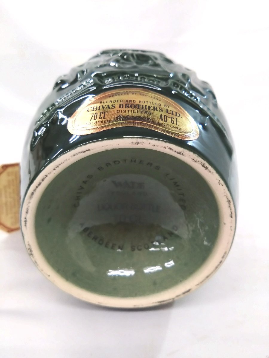 （未開栓）ロイヤルサルート 21年 緑 陶器 スコッチウイスキー ROYAL SALUTE 700ml(約 1296.4g) 40%【送料別途】 KA1209の画像5