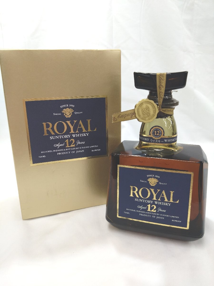 ★東京都配送限定★（未開栓）サントリー ローヤル 12年 ブルーラベル ウイスキー SUNTORY WHISKY ROYAL 720ml 43%【送料別途】 KA1264の画像1