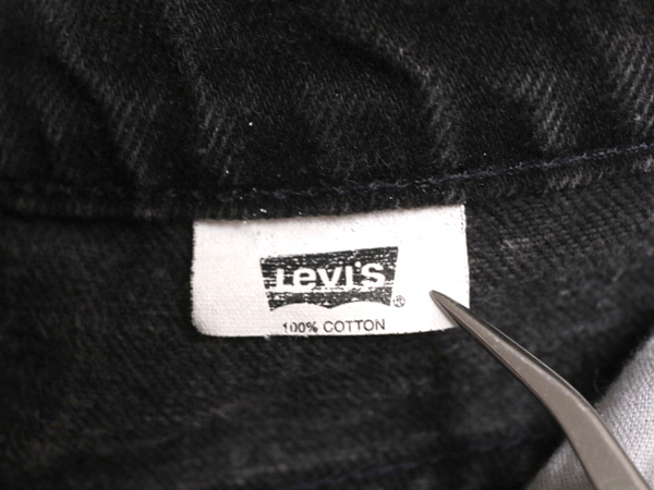 90s Levi's 550 relax Fit tapered black Denim pants men's 35 30 / Levis 90 period Old jeans ji- bread black 