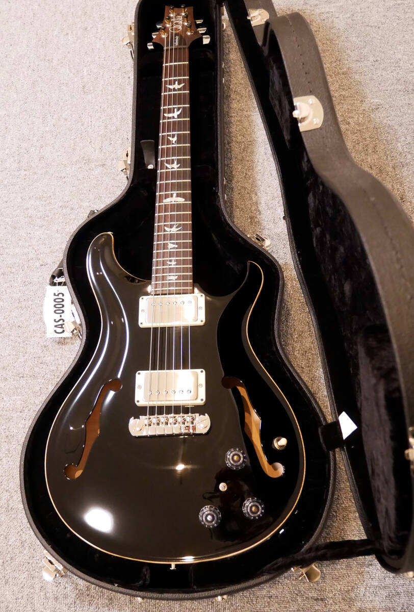  Paul Reed Smith Hollowbody II Piezo Black ピエゾピックアップ搭載、2022年 希少モデル!の画像3