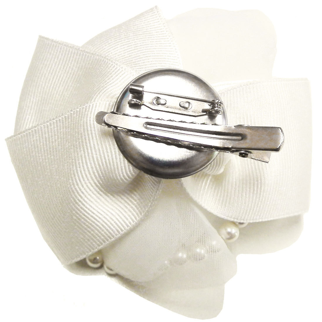  circle . corsage Old rose manner pa- ruby z ribbon white 8z-01 formal lady's wedding stylish 